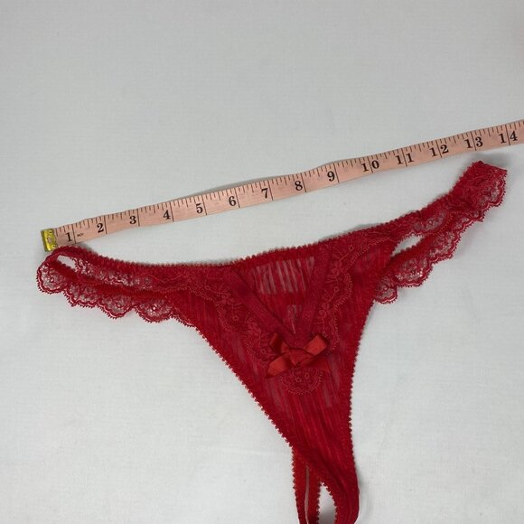 Agent Provocateur Fifi Red Thong AP3 Medium New - Picture 12 of 12